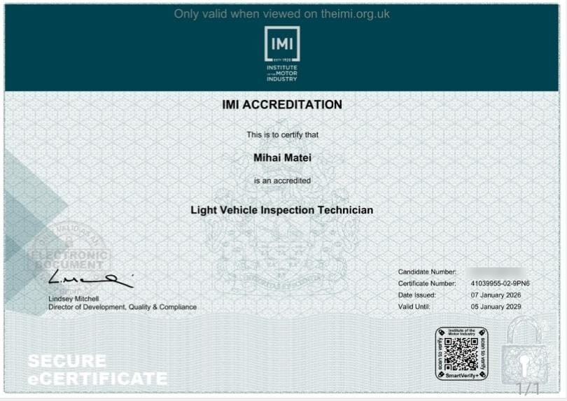 IMI Inspection Technician